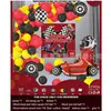 Conjunto de Balões de Aniversário Infantil para Crianças de 1 a 5 Anos, Suprimentos de Decoração para Cena de Festa, Conjunto Completo para Meninos e Meninas