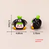 Figuras Transparentes Fofas de Brinquedo para Barracas, Acessórios DIY de Cola de Resina tipo Creme Chaveiros