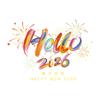 Decoraciones de Año Nuevo Hello2027 Decoraciones Coloridas para Ventanas del Festival de Primavera Año del Cordero Tienda de Centro Comercial Pegatinas Estáticas para Vidrio