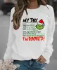 Nueva Carta de Navidad del Monstruo de Pelo Verde Europeo y Americano Sudadera Redonda Suelta de Otoño e Invierno Grinch para Parejas Hombres y Mujeres