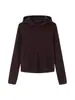 Sudadera con Capucha y Media Cremallera de Lana Air Layer, Suave y Elástica, Almacena Calor y Mantiene la Temperatura 10500