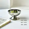 Taza de Postre Retro de Acero Inoxidable 304, Bol para Helado de Aspecto Elevado Estilo Palacio, Taza para Pudín, Taza para Helado, Vaso para Malteada