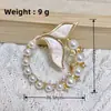 Broche Estilo Coreano con Acabado de Alta Gama, Pin Versátil de Moda Nicho, Broche Decorativo de Alta Gama para Ropa Anti-Exposición