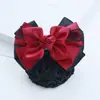 Accesorios Profesionales para el Cabello al por Mayor Estilo Coreano Red para el Cabello Adornos para el Cabello de Rosa Accesorios para el Cabello de Stewardess de Banco Enfermera Pinzas para el Cabello de Trabajo de Hotel