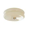 Lámpara de techo vintage Bauhaus para dormitorio principal, estilo retro francés para pasillo, balcón, estudio estilo crema, accesorios de iluminación de vidrio para comedor