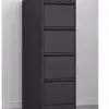 Gabinete de Archivo Tipo Cajón con 2, 3 o 4 Compartimentos, Caja para Tarjetas, Gabinete para Documentos, Gabinete de Archivo, Gabinete de Archivo con Compartimentos Opcionales