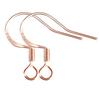 Accesorios de Gancho para Oreja Plateados en Cobre Grabados con Palabras 925 Materiales Semi-Terminados Hechos a Mano para DIY Pendientes Chapados en Oro Real Accesorios para Joyería de Oreja