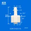 Máquina Dispensadora de Juntas Internas y Externas para Hombres y Mujeres Sanglian Ruer Interfaz Reemplaza Conector de Plástico Roscado Weiluo