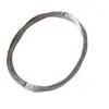 Pulseira com Design de Fita de Möbius Torcida e Cravejada de Diamantes, Design Moderno, Pulseira Luxuosa, Pulseira de Luxo Leve de Alta Qualidade