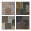 Jardim de Laje Verde Estilo Chinês Pátio Azulejo Antigo 600*600 Azulejo para Piso Pedra de Degrau Terraço de Jardim Externo