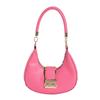 Bolso de Hombro de Moda 2026, Nuevo, de Gama Alta, con Hebilla de Cierre, para Mujer, Moda Otoñal, Color Sólido, Simple, Versátil