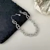 Pulsera Kaiming de Plata de Ley S925 Lujo Ligero Totalmente Incrustada con Diamantes Forma de Nariz de Cerdo para Mujer, Estilo de Nicho de Gama Alta con Cadena Ajustable y Diseño Incrustado de Diamantes