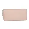 Baigou Bolso Estilo Coreano Patrón de Mantarraya Cartera Cremallera Clutch Color Sólido PU Cartera Gran Capacidad