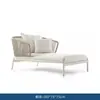 Piscina de Villa ao Ar Livre Pátio Sofá Terraço Jardim Mesa de Centro Mesa e Cadeira Combinação de Móveis Varanda Cadeira de Rattan Conjunto de Sofá