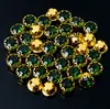 Pedras de Strass de Vidro Cristal para Costura à Mão, Pedras de Strass com Borda Decorativa Anti-Risco, Botões, Abotoaduras, Materiais de Acessórios para DIY de Vestido de Casamento, 36 Peças