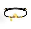 Pulsera Atrae-Dinero de Plata Pura 2026 Año del Caballo Perla de la Fortuna Pulsera del Zodiaco Bendición Hilo Rojo Atrae-Riqueza Regalo Venta al por Mayor