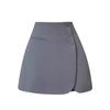 Saia de Terno Dividida Irregular Feminina Verão Novo Cintura Alta Design Emagrecedor Senso de Design Anti-desfiamento Linha A Culotes Curtos