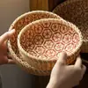 Cesta de bambú importada de Vietnam cesta tejida a mano cesta de almacenamiento cesta de frutas cesta decorativa para el hogar decoración cesta de almacenamiento para la cocina