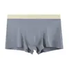 60 Unidades Cuecas Boxer de Cintura Alta Elásticas com Blocos de Cor Sem Costura Respiráveis Roupa Íntima Masculina