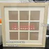 Moldura para Pintura a Óleo Pastel Quadro de Trabalho com Quatro Grades 10*10 Moldura de Madeira Quadrada Moldura de Mesa Suporte de Exibição para Fotos Pendurar na Parede Transfronteiriço