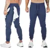 Sem LOGO Calças Esportivas Masculinas Europeias e Americanas Calças com Toalha Pendurada para Fitness Masculino Leggings para Treinamento de Corrida