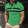 2026 Nueva Estación Independiente Verano Camisa para Hombre Estampada Manga Corta Botón Solapa Camiseta Top Casual Europeo Americano