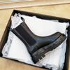 [Caña Alta] Botas Martin para Mujer Botines de Invierno Forrados de Lana Suela Gruesa Botas Ahumadas Caña Media Botines Chelsea Botines de Primavera y Otoño