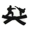 Pegatinas Decorativas Planas Pequeñas de Kung Fu Chino de Venta Caliente para Bolsas y Zapatos Accesorios para Joyería DIY Parches de Goma Suave de PVC de Dibujos Animados