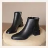 Novedad Otoño 2026 Botines Chelsea de Punta Redonda Botines Cortos para Mujer Suela Plana Botas Individuales Botines Cortos para Mujer Botas de Moda