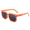 Gafas de Sol Mosaico Divertidas de Bloques de Construcción, Gafas de Sol Unisex, Gafas Personalizadas para Fiesta Navideña, Multicolor Moderno
