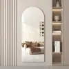 Espejo Suave de Acrílico Montado en Pared Autoadhesivo Espejo Vestidor Dormitorio de Estudiante Pared de Dormitorio Espejo de Cuerpo Entero Sin Perforaciones Sin Marco