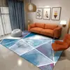 Nueva Alfombra de Piso Sala de Estar Dormitorio Lujo Ligero Alta Calidad Simple Cobertura Total Sofá Alfombra de Piso Grande Mesa de Café Limpiable Alfombra de Mesita de Noche
