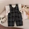 Jardineira infantil outono nova infantil e para bebês calças de veludo cotelê meninos casual calças meninas roupa de bebê para sair roupa infantil