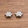 4 Tipos de Accesorios para Joyería de Acero Inoxidable 304, Electrochapado en Oro Real en Horno, Dijes de Animal Perro, Pata de Perro, Hueso