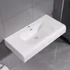 Fabricante Mayorista de Lavabo Integrado Corian con Sensación de Piel Lavabo Nuevo Lavabo con Esquina Cortada a Medida Lavabo de Pared Lavabo de Encimera