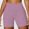 Shorts de Yoga Estilo Europeo y Americano para Levantar Glúteos, Pantalones Fitness de Cintura Alta para Control de Abdomen para Mujer, Shorts Deportivos Ajustados Transpirables tipo Nube que Hacen que las Piernas Parezcan Más Largas