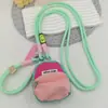 Bolsa de Moedas Mini Criativa Nova Tendência Dopamina Bolsa Pequena de Costas Rosto Sorridente Bolsa Transversal Bolsa para Fones de Ouvido Pingente