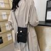 Nueva Bolsa para Teléfono Móvil Guofeng para Mujer, Bolso Cuadrado Pequeño Cruzado, Estilo Coreano Casual, Bolso de Hombro Único, Hermoso, Sencillo, Pequeño