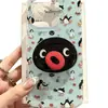Capinha de celular fofa com tema de pinguim, adequada para telefones Apple 18 Pro Max, Xiaomi 17, Huawei e Vivo, projetada para meninas
