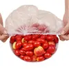 Película Adhesiva Desechable para Refrigerador 100 Piezas, Conveniente y Fácil de Almacenar Cubierta Selladora de Película Adhesiva Gorro de Ducha a Prueba de Polvo