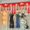 2026 Año del Caballo Decoraciones de Año Nuevo Montaje en Centro Comercial Cortina de Puerta Guirnalda Día de Año Nuevo Festival de Primavera Colgante Decoración Escena
