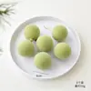 Decoração de Natal Transfronteiriça 6/8cm Bola de Natal Aveludada Pequeno Pingente para Árvore de Natal Decoração de Natal Arranjo de Natal