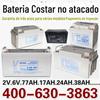 Costa 12V6H comunicação solar UPS tela DC ferroviário navio bateria 6-FM-65 sem manutenção