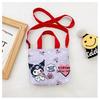 Bolsa de oso de fresa para niños 2023 nueva primavera y verano combina con todo bolsa de lona bolso de hombro bolso de mano bolsa linda casual