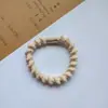 Coletero elástico de alta elasticidad para mujer, sencillo y elegante, con rosca para el pelo, nuevo estilo, con tendón de goma, duradero y para coleta alta.