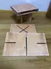 Banqueta Montada à Mão, Montagem em Madeira Maciça, Banqueta Pequena com Juntas de Espiga e Furo, Banqueta de Madeira Solta, Kit de Material DIY, Ensino Técnico Geral para Ensino Médio