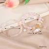 Pulseira Infantil Pulseira Pulseira Contas Cristal Feminina Fofa Estudantes Pulseira de Meninas Presente Infantil