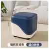 Banqueta Pequena para Uso Doméstico na Sala de Estar, Banqueta Simples para Mesa de Centro, Banqueta Durável para a Sala de Estar, Pode Ser Guardada, Banqueta Pequena Baixa para a Entrada, Banqueta para Trocar de Sapato