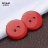 Láser de Tinte Personalizado Dos Ojos Resina Botón de Pan Ropa de Punto Camisa Botón Redondo Ropa para Niños Botón Versátil