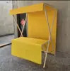 Andamio de actividad de madera para puesto de mercado puesto de noche carrito de exhibición de tela estante plegable para exteriores estante de exhibición de bocadillos
